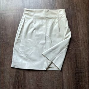 Faux Leather Mini Skirt